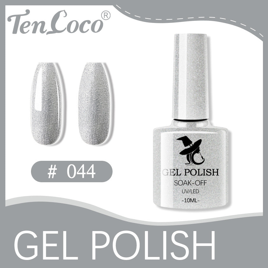 Cross-border popular 48-color UV phototherapy glue nail polish glue set nail color glue wholesale nail polish glue wholesale