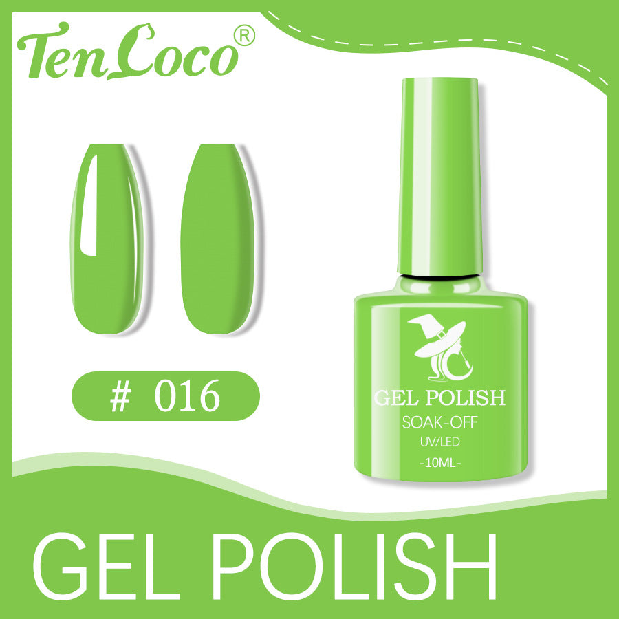Cross-border popular 48-color UV phototherapy glue nail polish glue set nail color glue wholesale nail polish glue wholesale