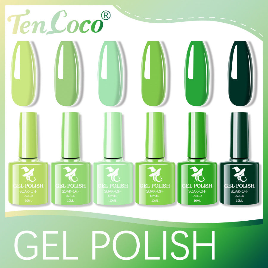 Cross-border popular 48-color UV phototherapy glue nail polish glue set nail color glue wholesale nail polish glue wholesale