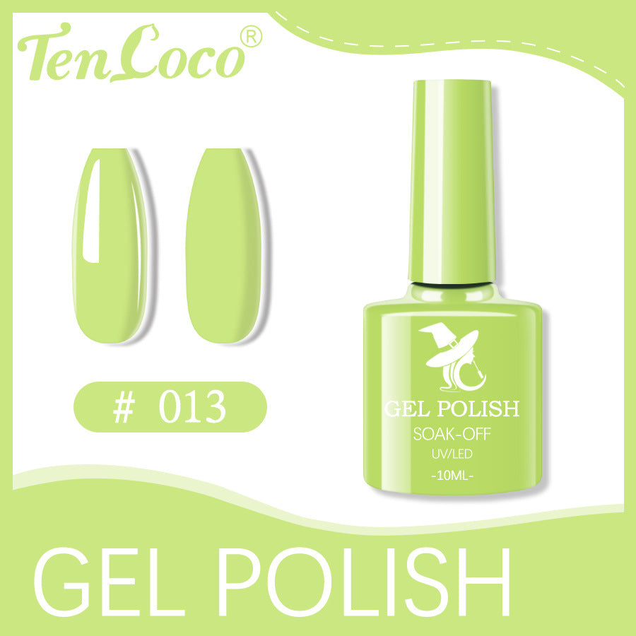Cross-border popular 48-color UV phototherapy glue nail polish glue set nail color glue wholesale nail polish glue wholesale
