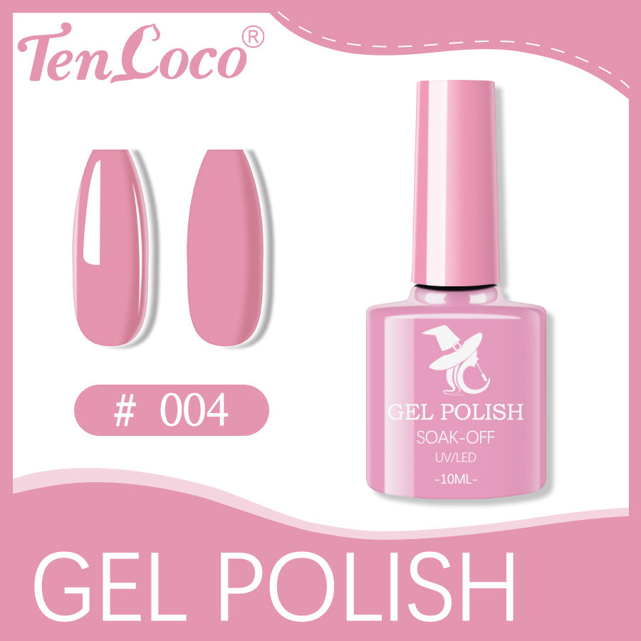 Cross-border popular 48-color UV phototherapy glue nail polish glue set nail color glue wholesale nail polish glue wholesale