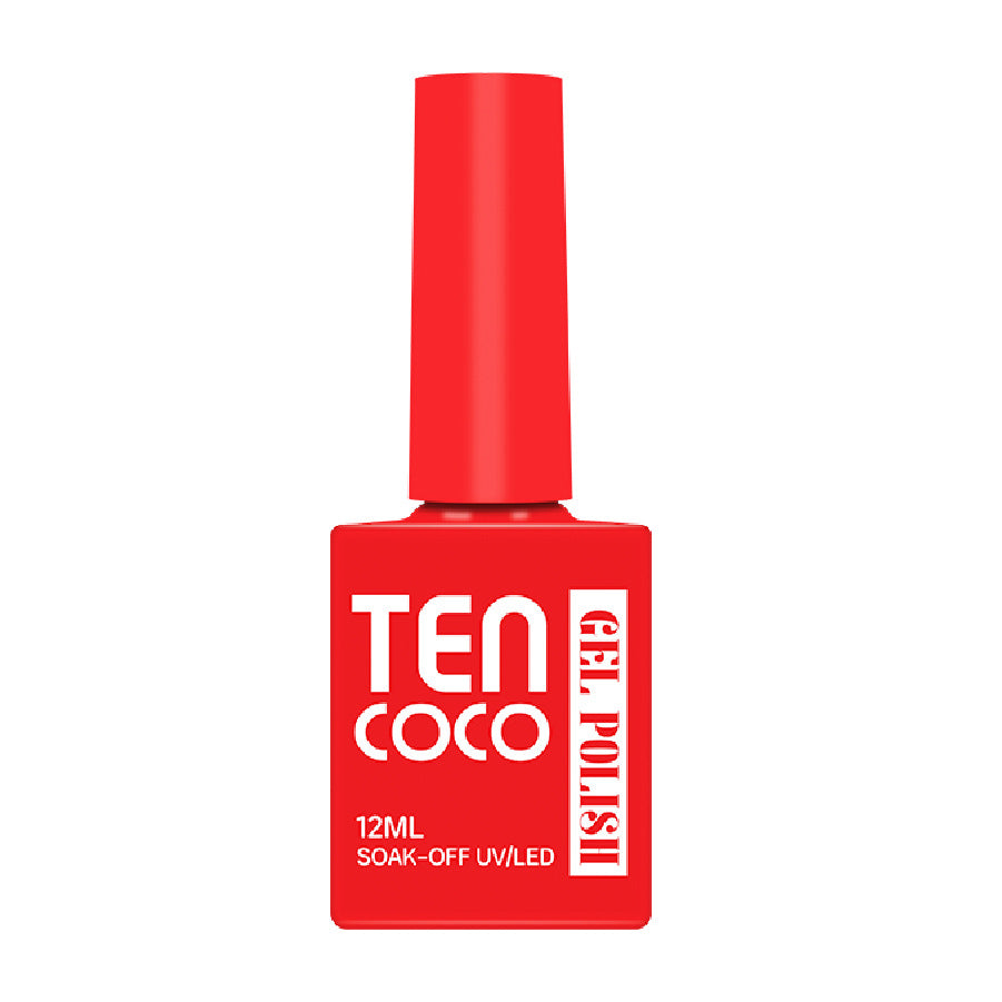 TENCOCO cross-border new product, a bottle of one-color phototherapy nail polish glue, and a 6-color nail polish glue set.