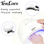 Tencoco 35 color DIY nail kit with crystal cat eye gel and curing lamp