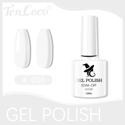Cross-border popular 48-color UV phototherapy glue nail polish glue set nail color glue wholesale nail polish glue wholesale