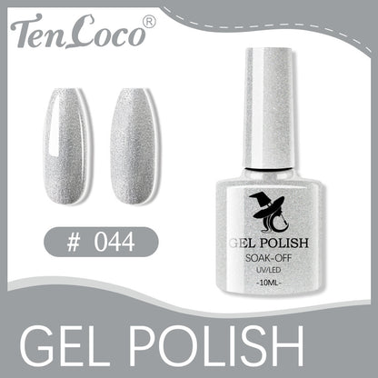 Cross-border popular 48-color UV phototherapy glue nail polish glue set nail color glue wholesale nail polish glue wholesale