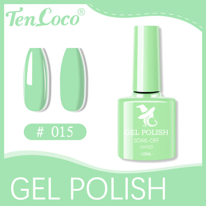 Cross-border popular 48-color UV phototherapy glue nail polish glue set nail color glue wholesale nail polish glue wholesale
