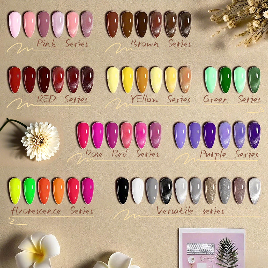 Tencoco 35 shade gel nail kit for at-home DIY manicures