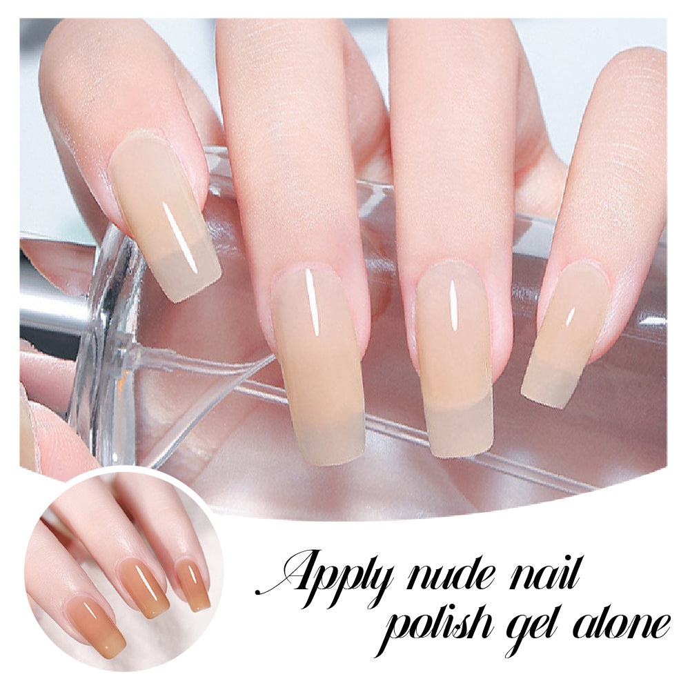Tencoco neutral gel polish kit with magnetic cat eye nail effect