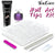 Tencoco press-on almond nails kit with mini UV lamp and nail glue