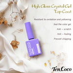 Tencoco salon-style top coat for long-lasting glossy gel nails