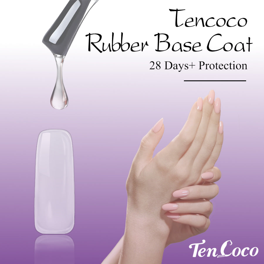 Tencoco salon-style top coat for long-lasting glossy gel nails