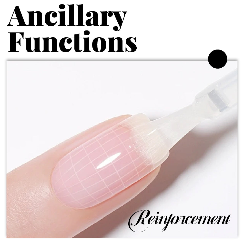 Tencoco white bottle builder gel for DIY nail extension designs