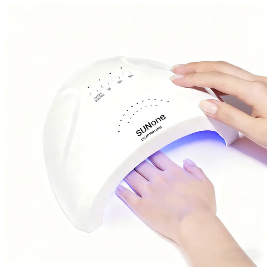 Tencoco 48W UV LED Nail Lamp Auto Sensor, Switchable Power, 3 Timer Settings, USB-Powered