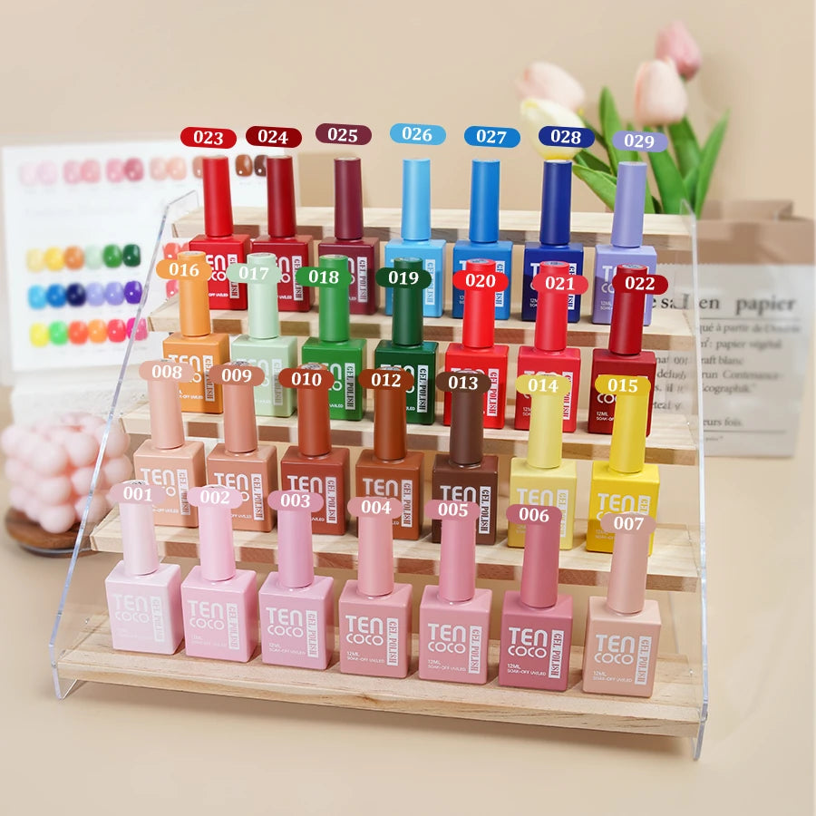 Tencoco gel color chart 35 1