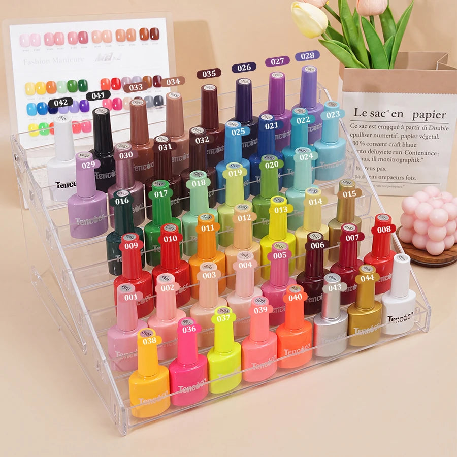 Tencoco gel color chart 45 6